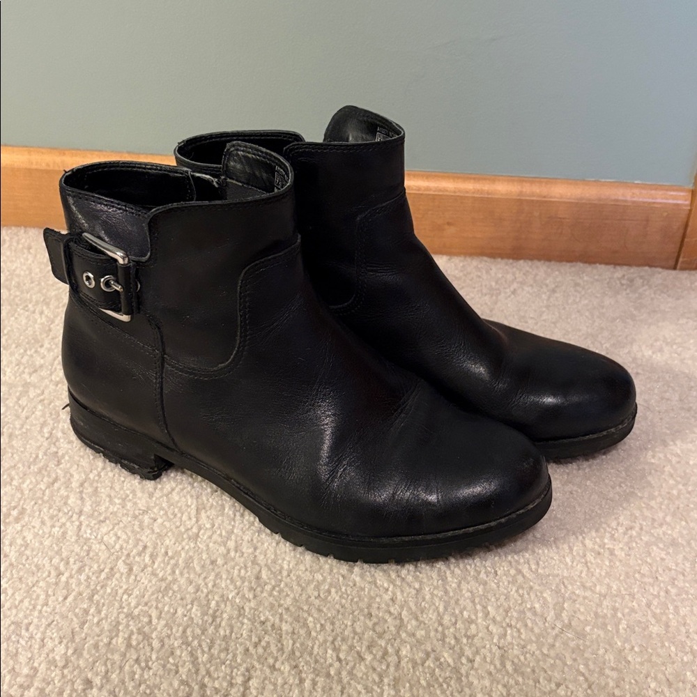 Rockport Black Ankle Booties (adiPrene by adidas)